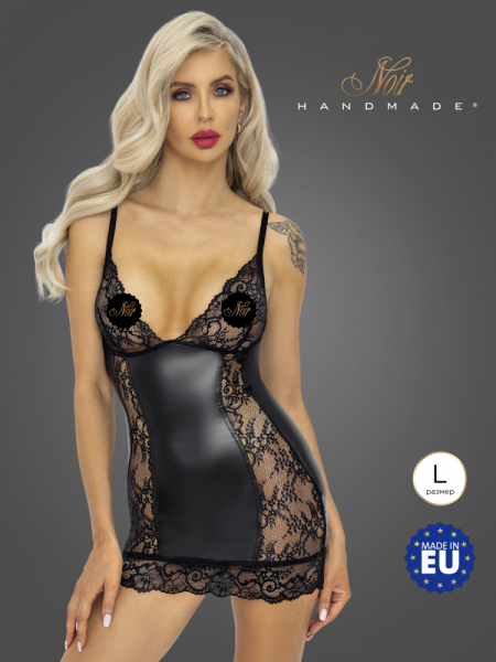 Noir-Handmade-Short-powerwetlook-dress-_-eroticheskoe-mini_plate-s-kruzhevom_-L-_chyernyy_