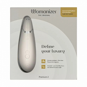 Бесконтактный клиторальный стимулятор Womanizer Premium 2 белый